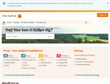Tablet Screenshot of alemssparbank.se